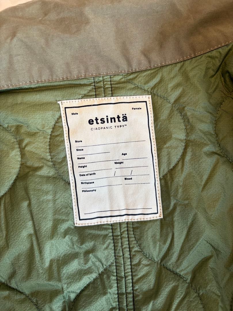 【etsinta/エシンタ】切替マキシミリタリーコート