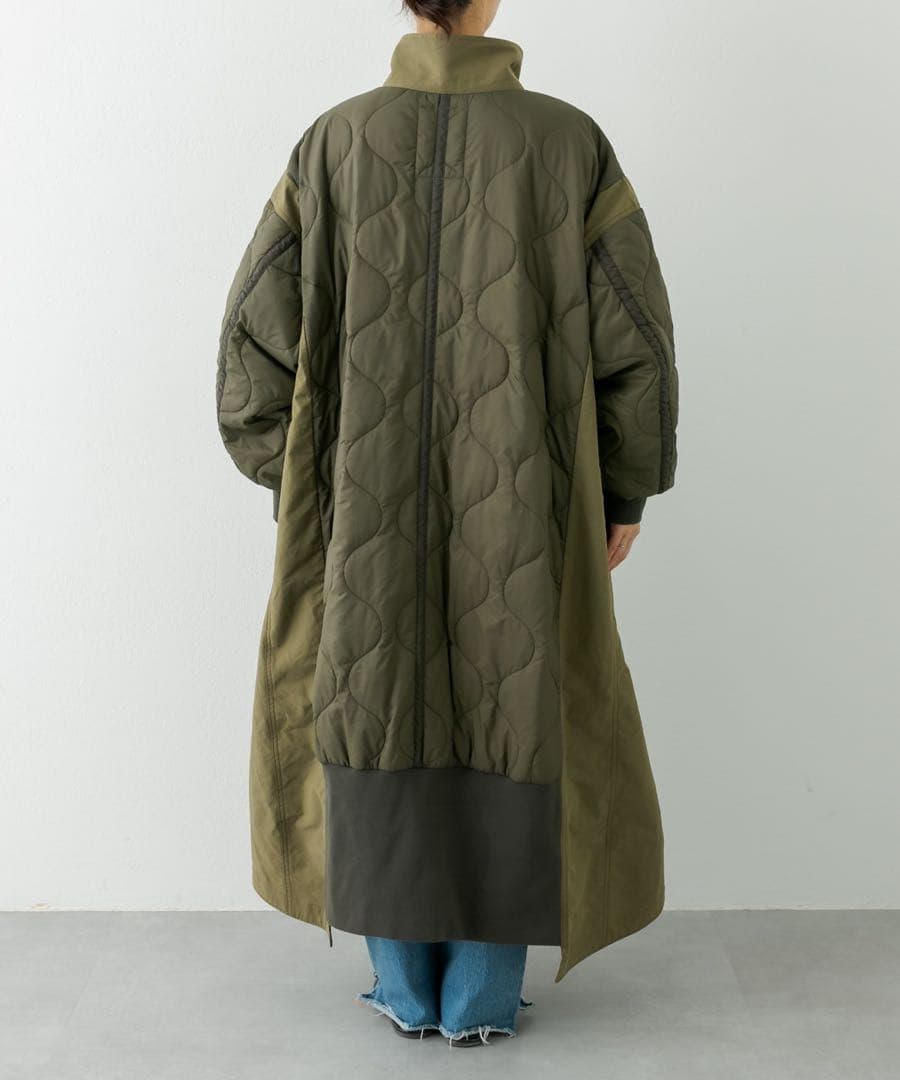 【etsinta/エシンタ】切替マキシミリタリーコート