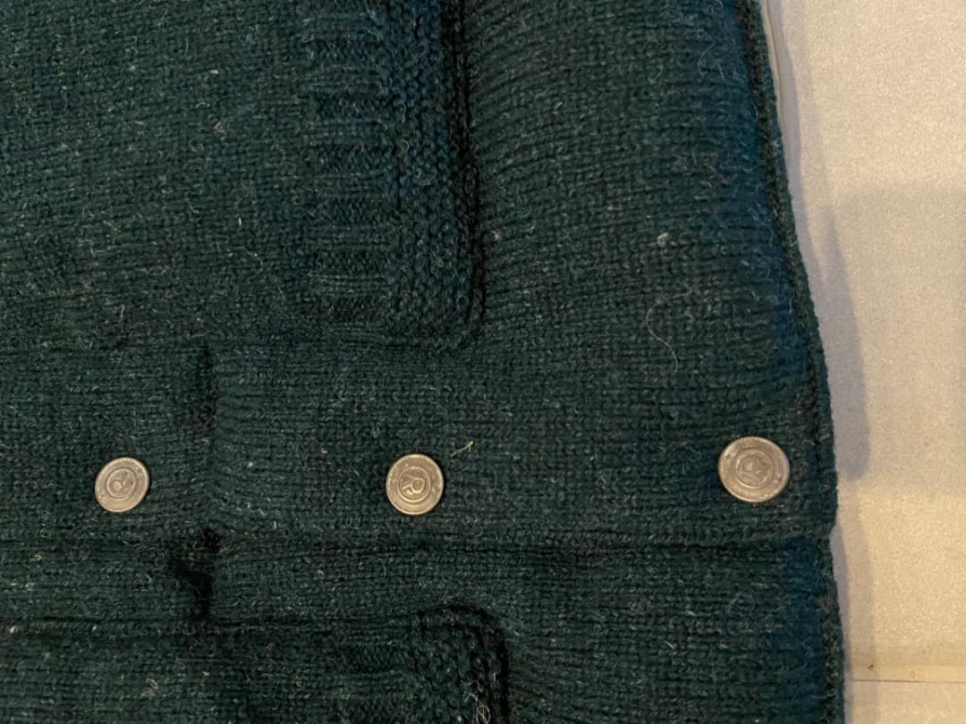 今季 45R シェットランドニット×ナイロンの908ベスト 定価107800円