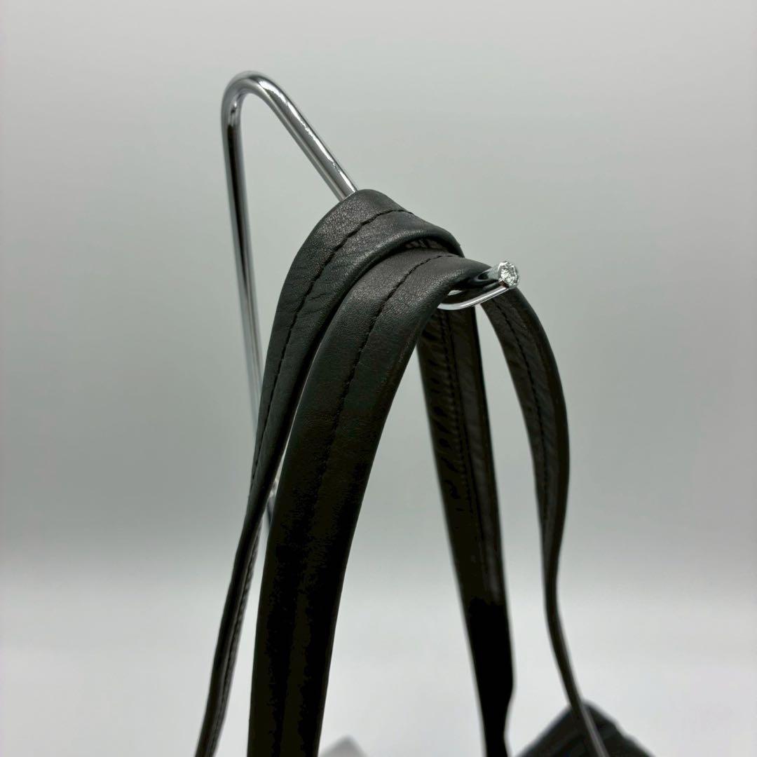 Max Mara マックスマーラ　オールレザー　ワンショルダー　本革　ブラック