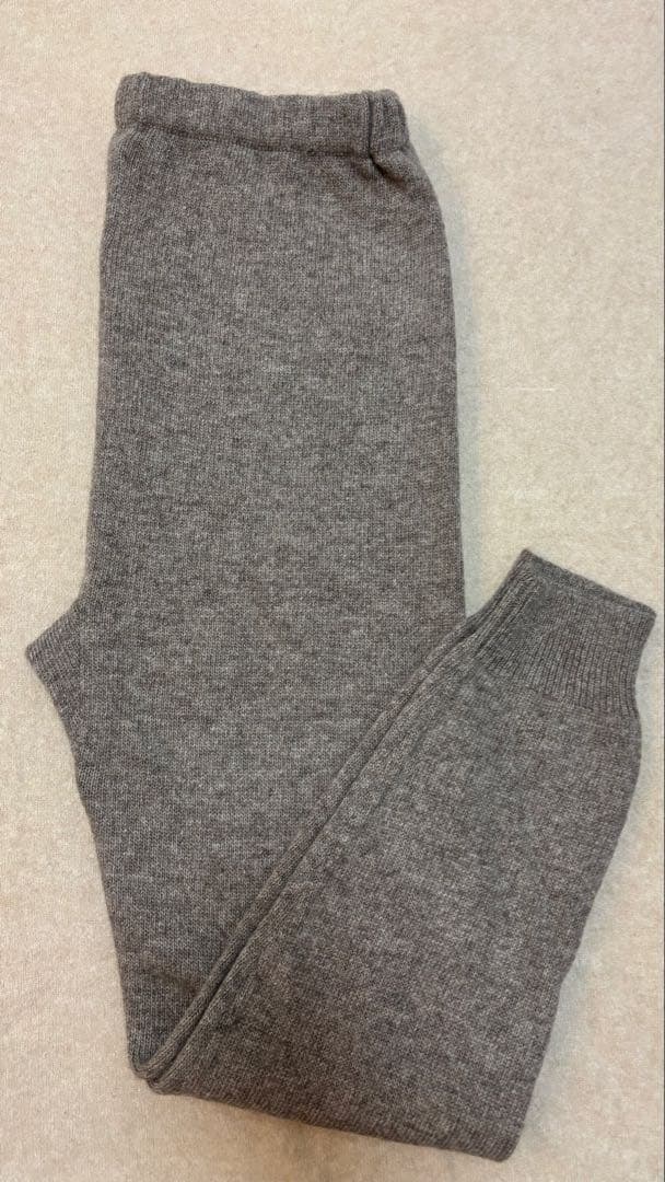 年末セール！ウールレギンス ウール100％ XLサイズ モンゴル産 厚手スパッツ