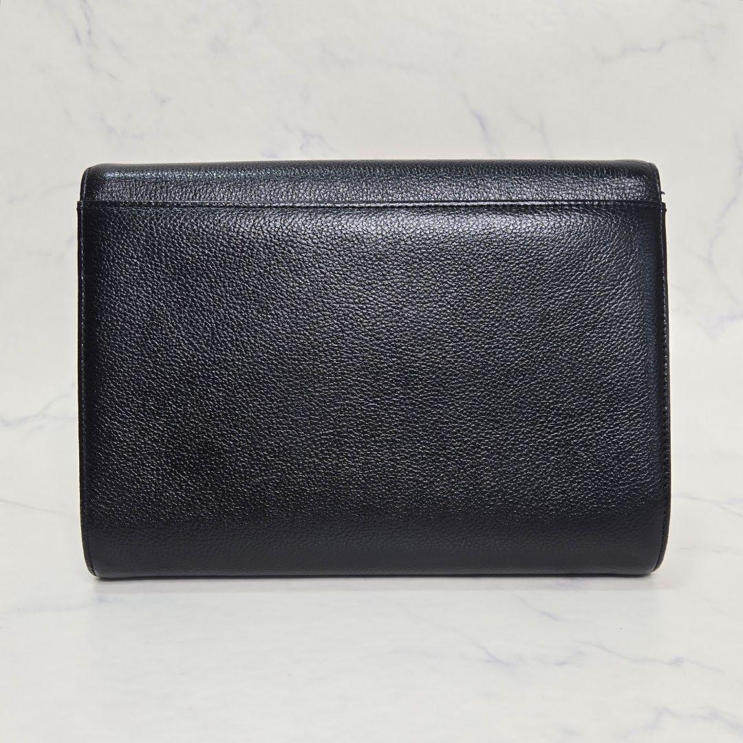 ✨美品✨イヴサンローラン YSL クラッチバッグ レザー 金具 三角プレート