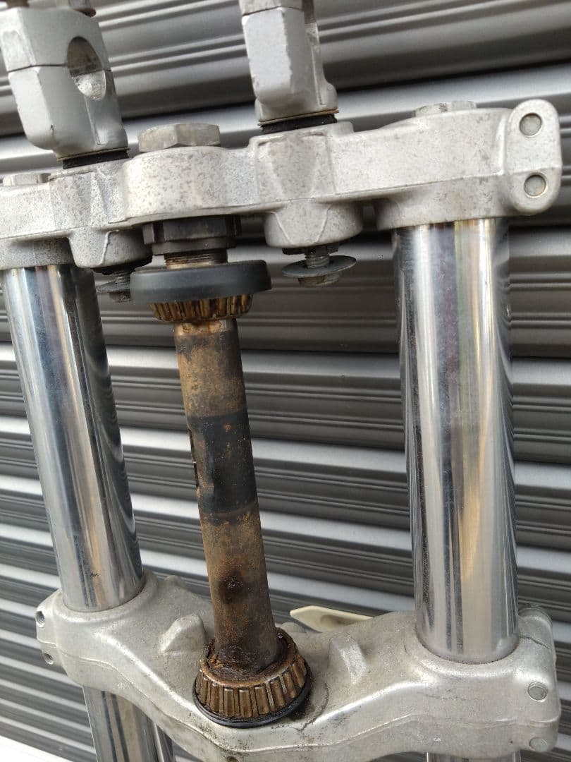 曲がり無し　程度上　絶版　　KDX220SR 純正フロントサスペンション