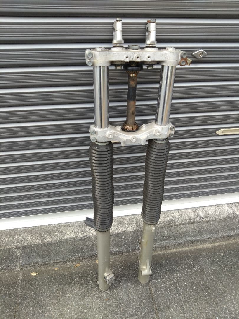 曲がり無し　程度上　絶版　　KDX220SR 純正フロントサスペンション