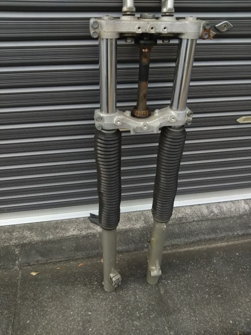 曲がり無し　程度上　絶版　　KDX220SR 純正フロントサスペンション