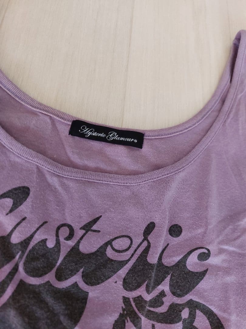 希少！ヒステリックグラマー紫ラベンダータンクトップ　ノースリーブ