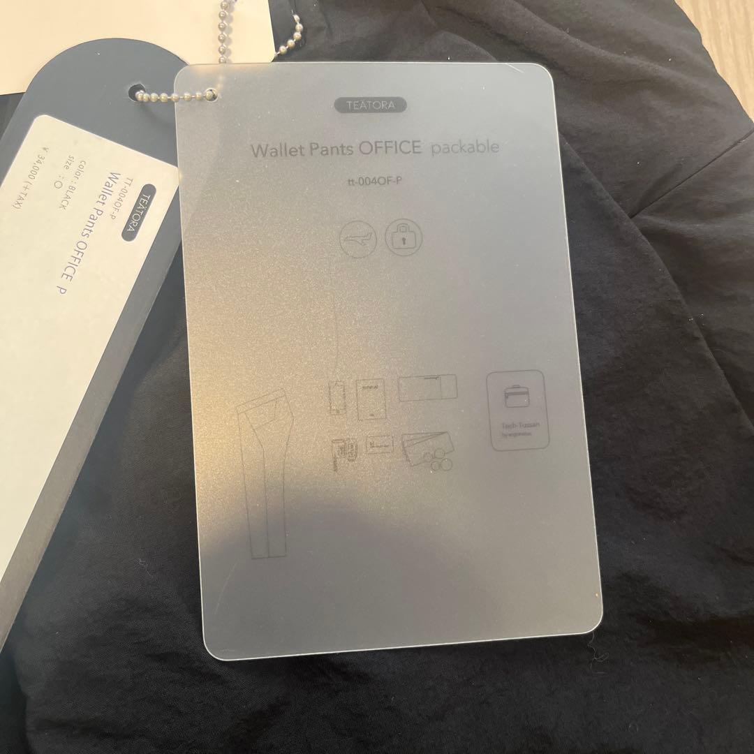 パンツ TEATORA Wallet Pants Office P BLACK 1