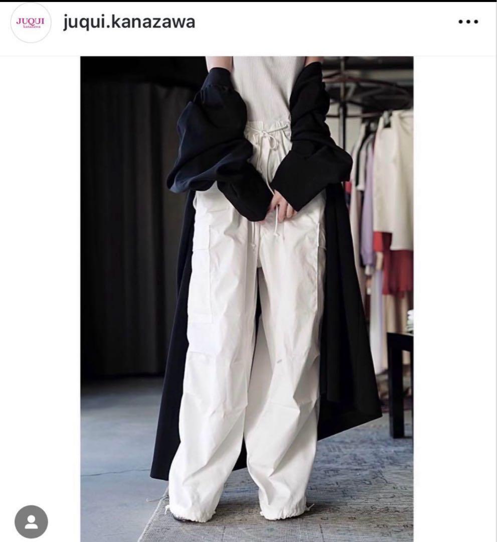 定価6万円弱　HYKE TYPE M-51 SHELL PANTS ホワイト