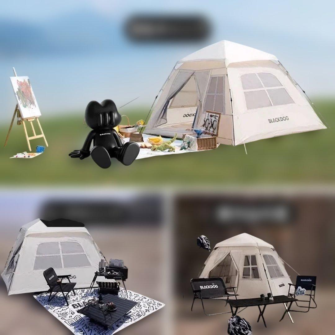 BLACKDOG テント ワンタッチ 幽居　ベージュ