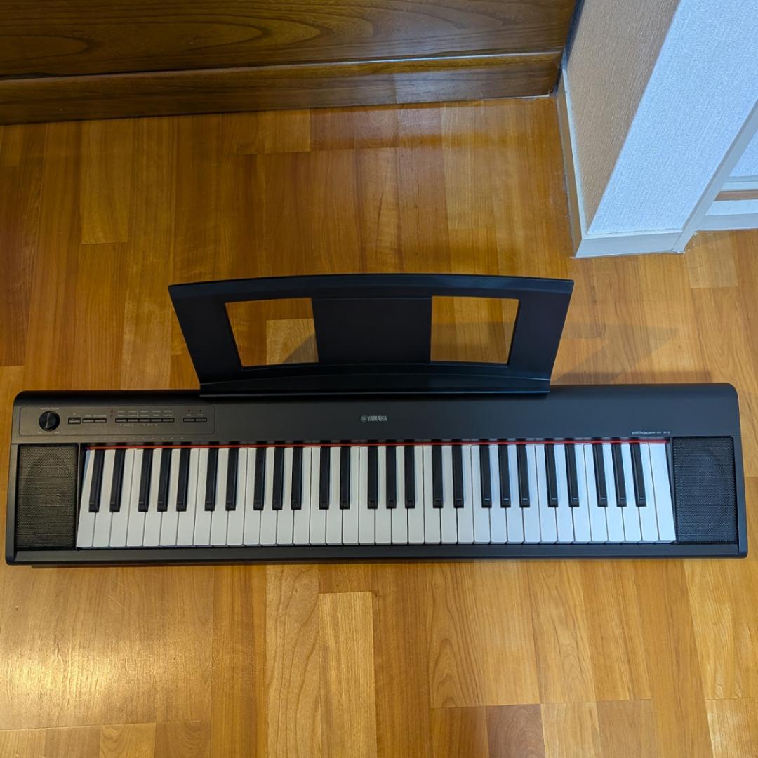 ヤマハ YAMAHA 電子キーボード piaggero ブラック NP-12B