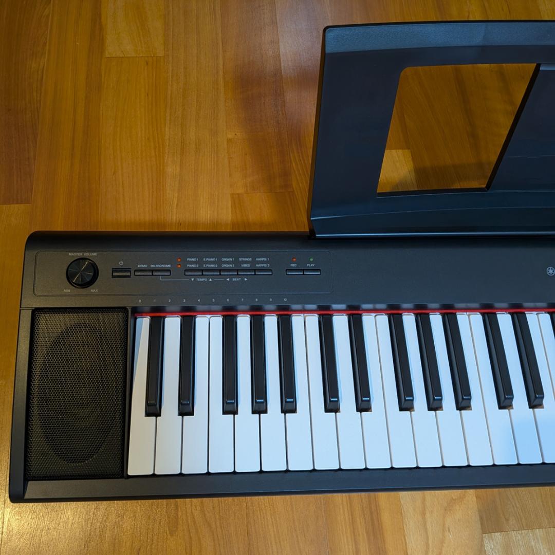 ヤマハ YAMAHA 電子キーボード piaggero ブラック NP-12B