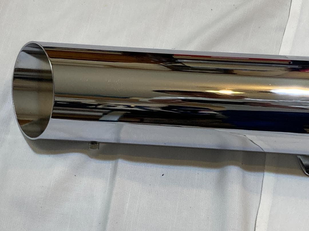 ケンテック ローライダー2in1マフラー90φ　ドラッグスター400 美品