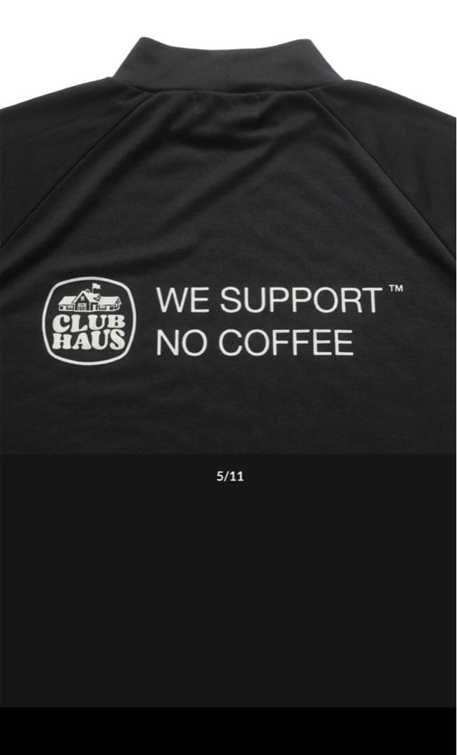 NO COFFEE × CLUBHAUS MOCKNECK XL