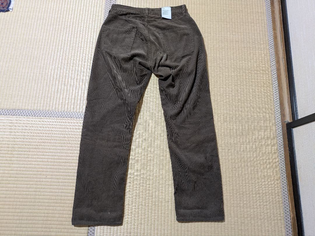 CIOTA シオタ コーデュロイ ダークブラウン ストレートパンツ