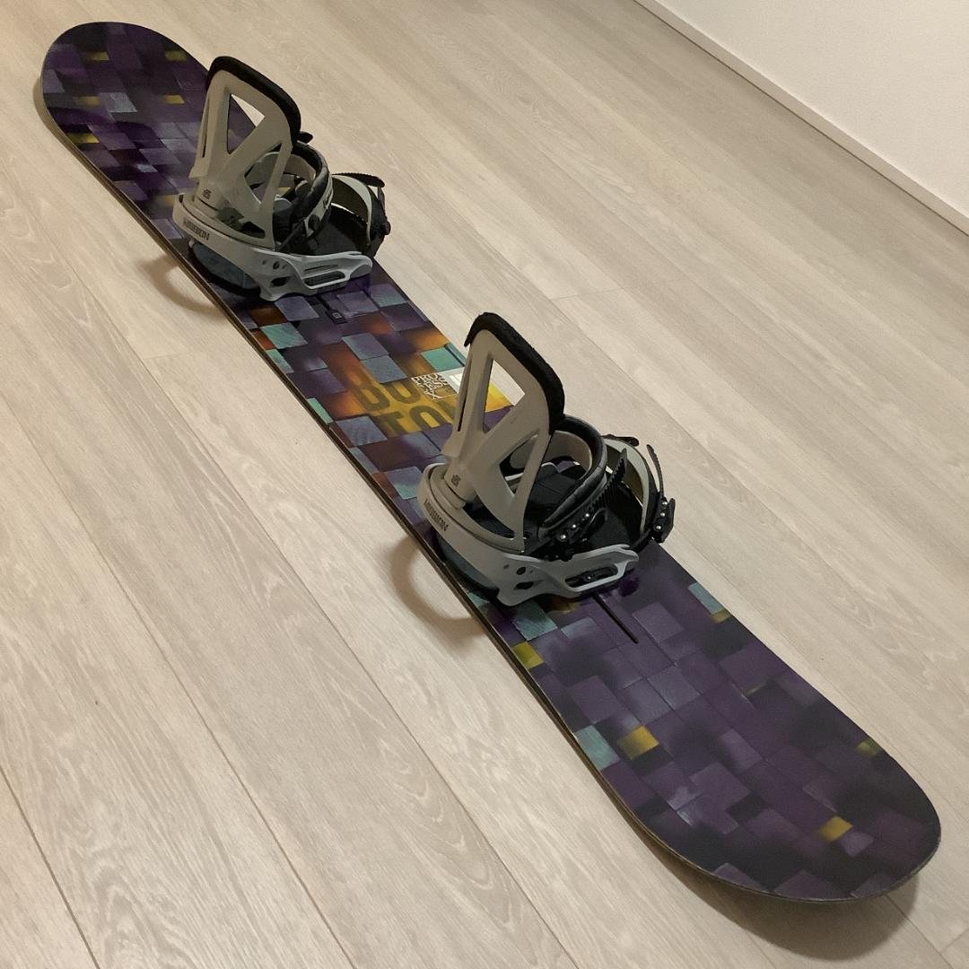023バートンBURTON 152cm メンズスノーボードセット初心者グラトリ