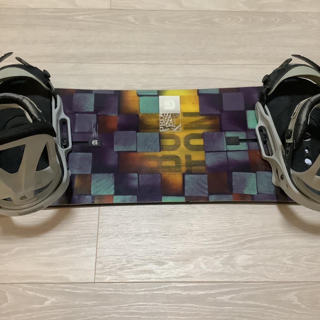 023バートンBURTON 152cm メンズスノーボードセット初心者グラトリ