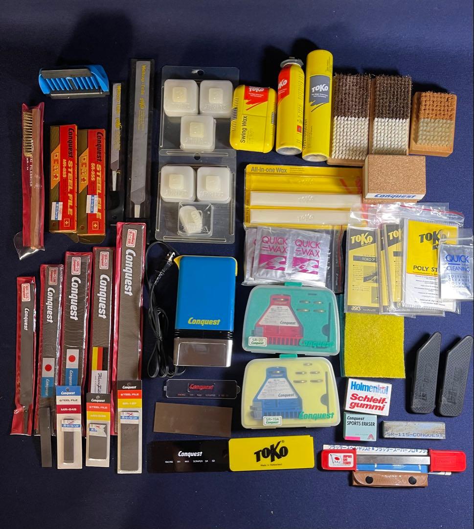 Conquest・ToKo スキー板チューニングパーツまとめて◆ほとんど未使用品