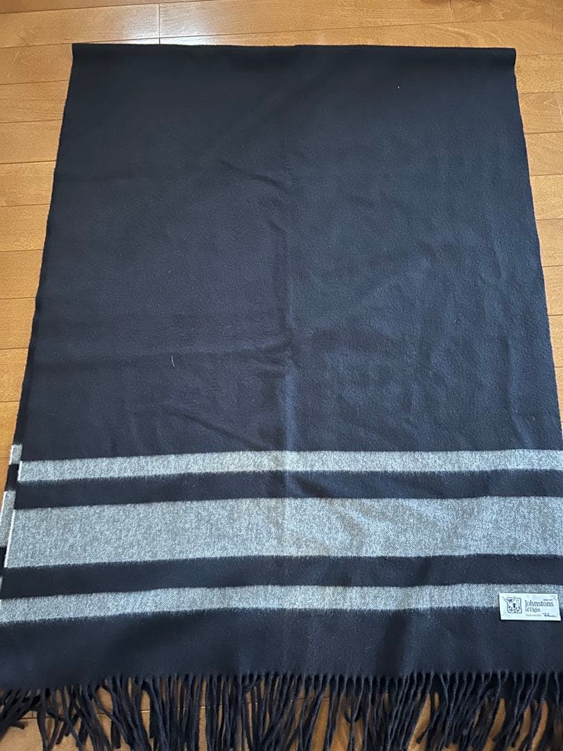 ジョンストンズロンハーマン別注カシミア大判ストールタグ無し