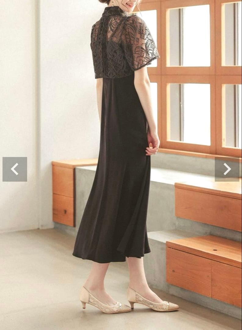 DorryDoll 3wayレースボレロ&マーメイドキャミドレス　ブラウン　L