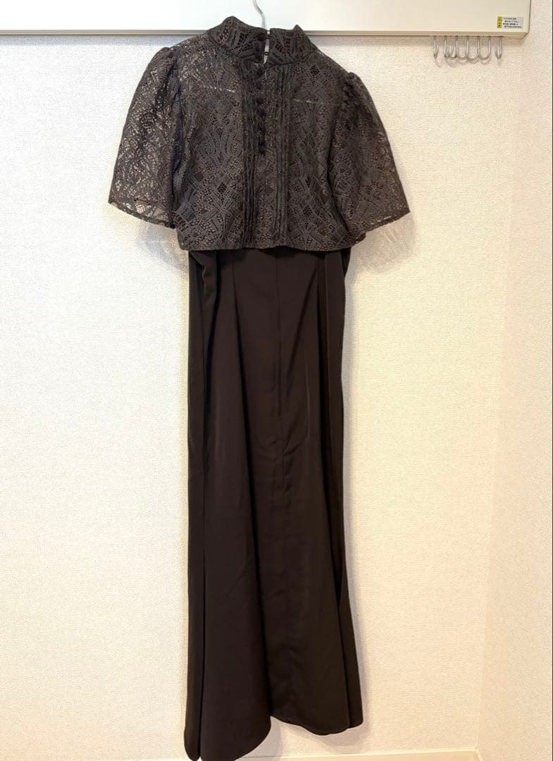 DorryDoll 3wayレースボレロ&マーメイドキャミドレス　ブラウン　L