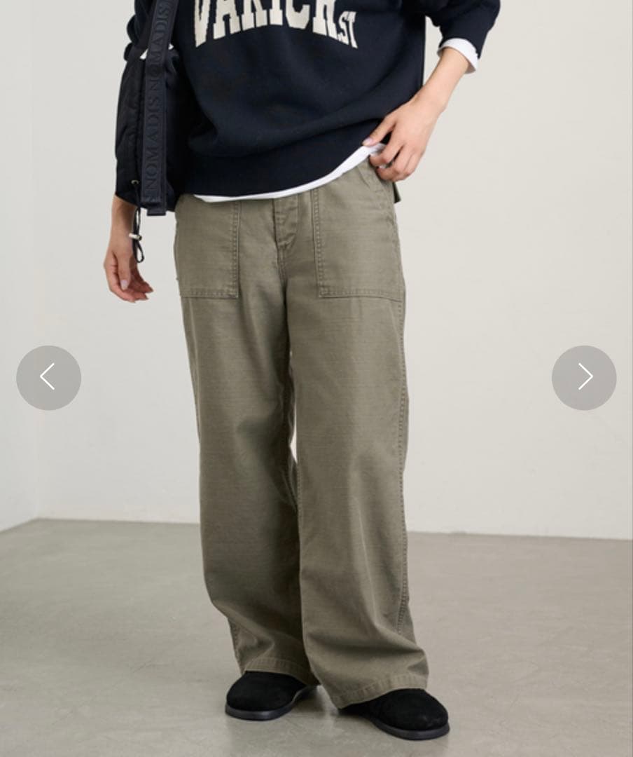 フレームワーク ムラバックサテンベイカーパンツ 38