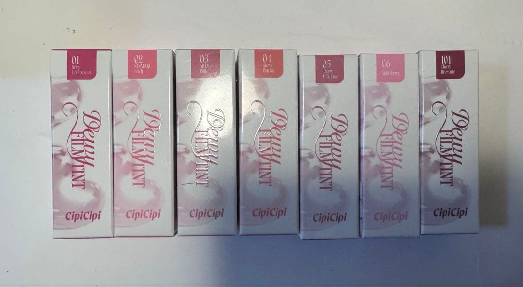 シピシピ デューイフィルムティント 全色まとめ