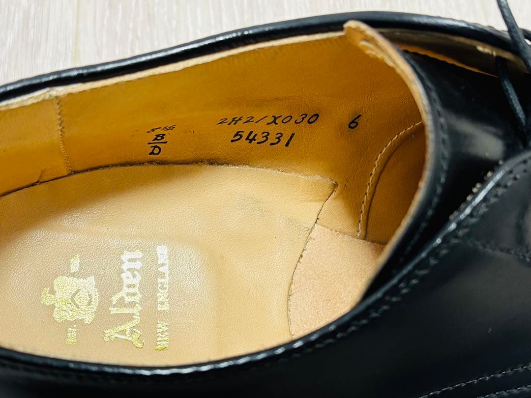 【美品】Alden 54331 ブラック コードバン　1/5までの限定価格！！