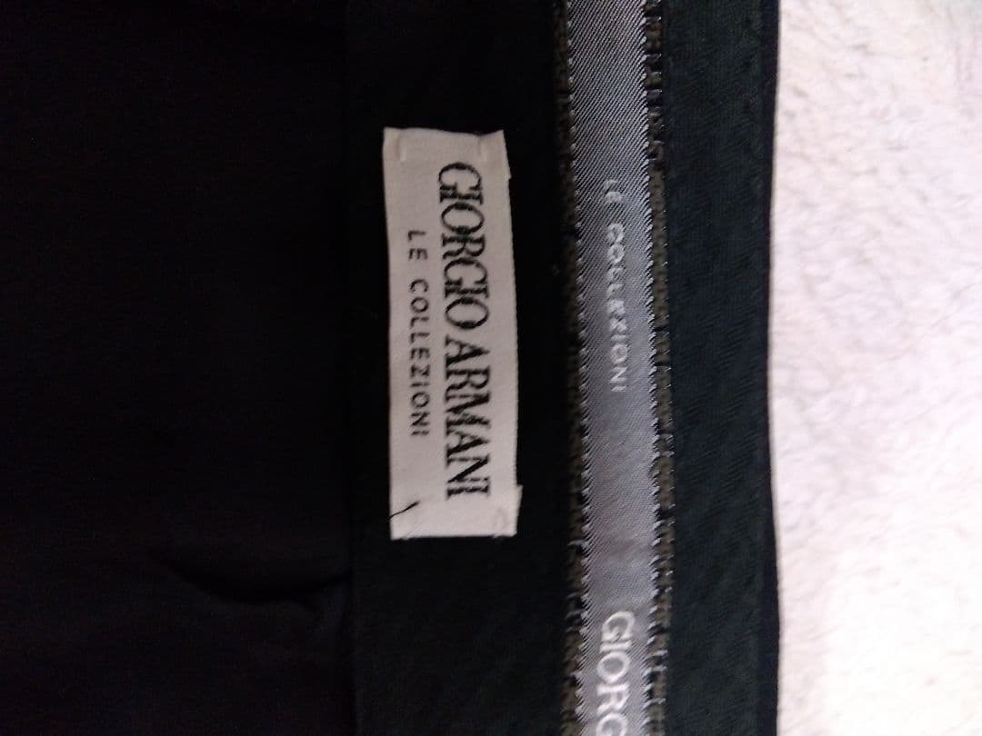 【美品】90s GIORGIO ARMANI　ワイドスラックス　ほぼ未使用品