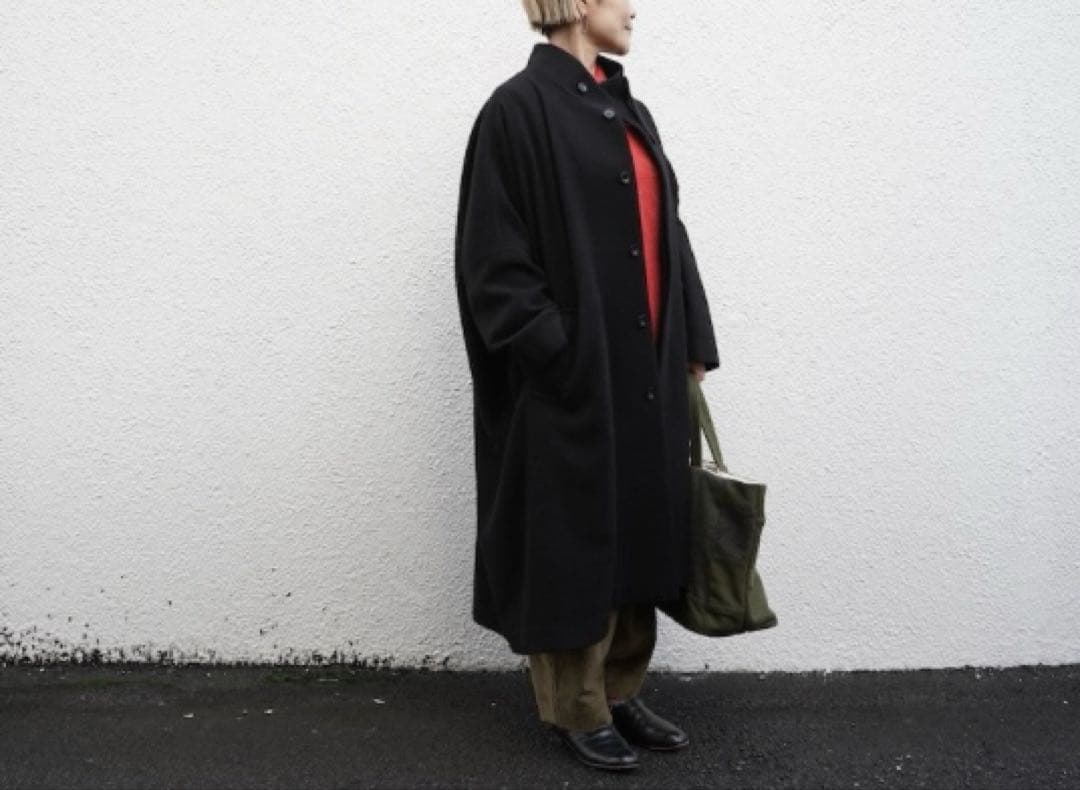 最終値下げ* FACTORY ファクトリー　ウール オーバーコート