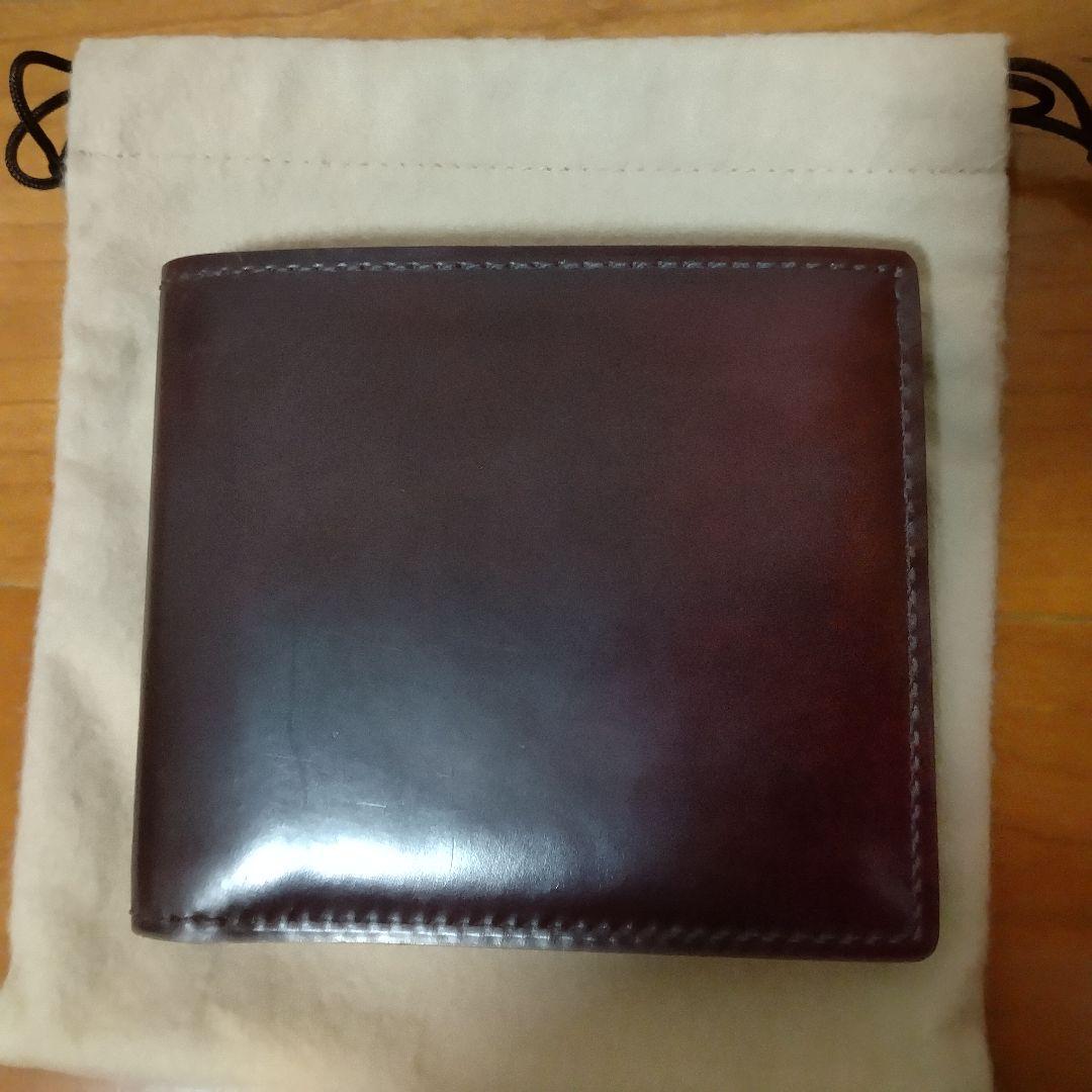 【12月20日迄の出品】 GANZO　シェルコードバン　財布