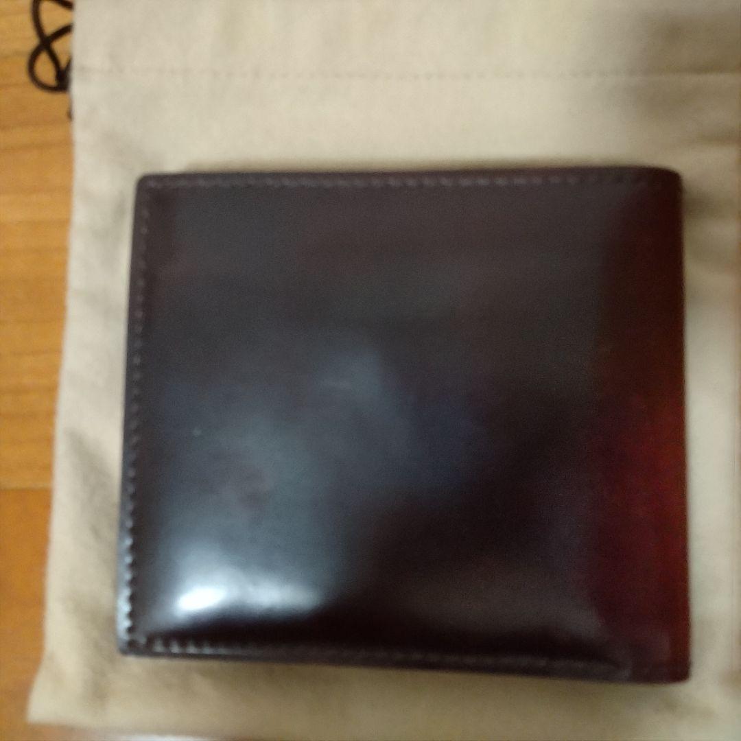 【12月20日迄の出品】 GANZO　シェルコードバン　財布