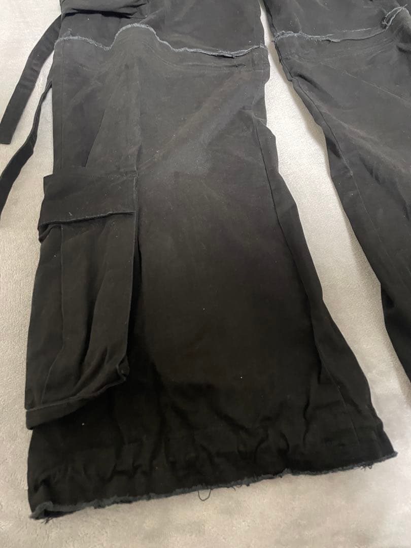 【GRANCY】ZipDesign CargoPants ブラック