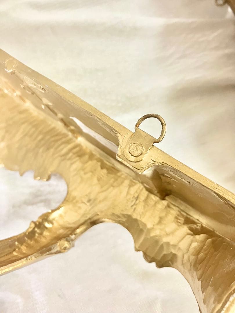 イタリア製　壁掛け コンソール 2個セット　棚　装飾　ゴールド　インテリア