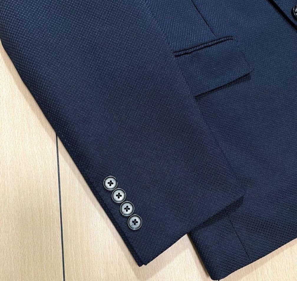 マッキントッシュフィロソフィー ナンバーゼロ トロッター ネイビー スリーピース