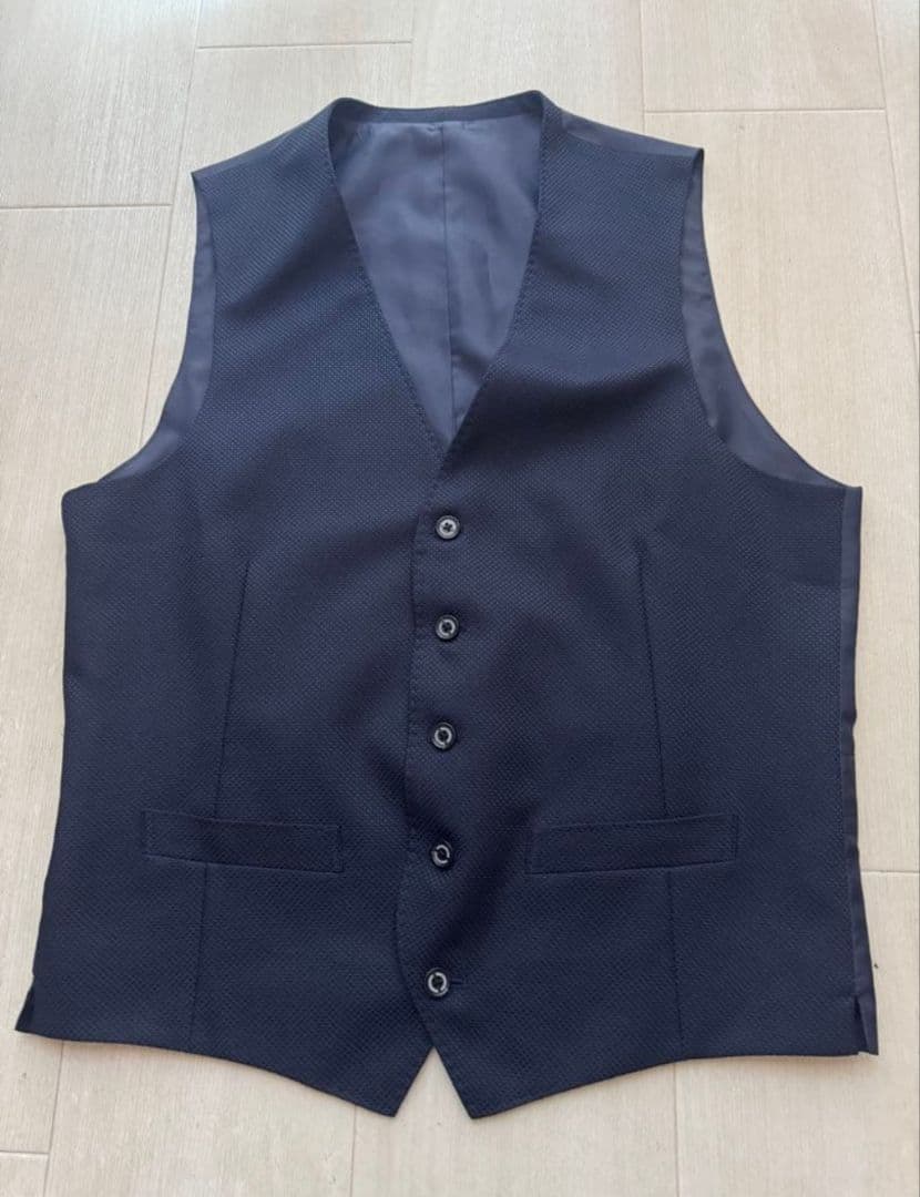 マッキントッシュフィロソフィー ナンバーゼロ トロッター ネイビー スリーピース