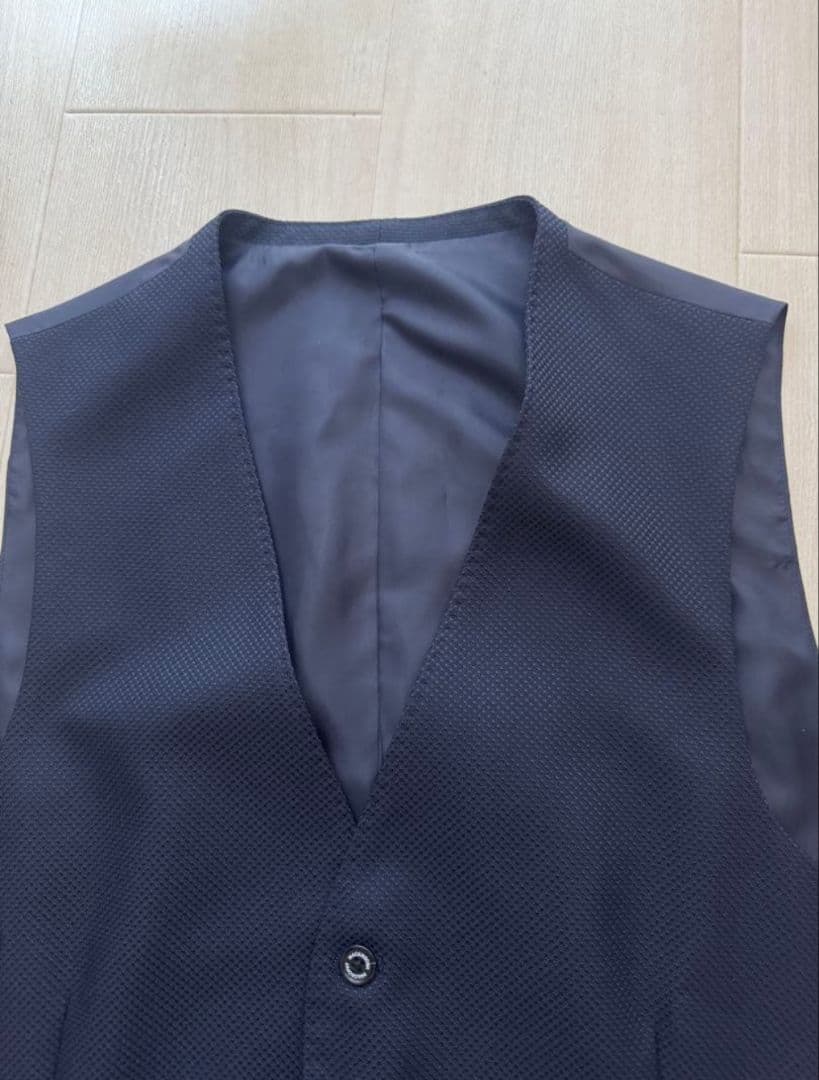 マッキントッシュフィロソフィー ナンバーゼロ トロッター ネイビー スリーピース