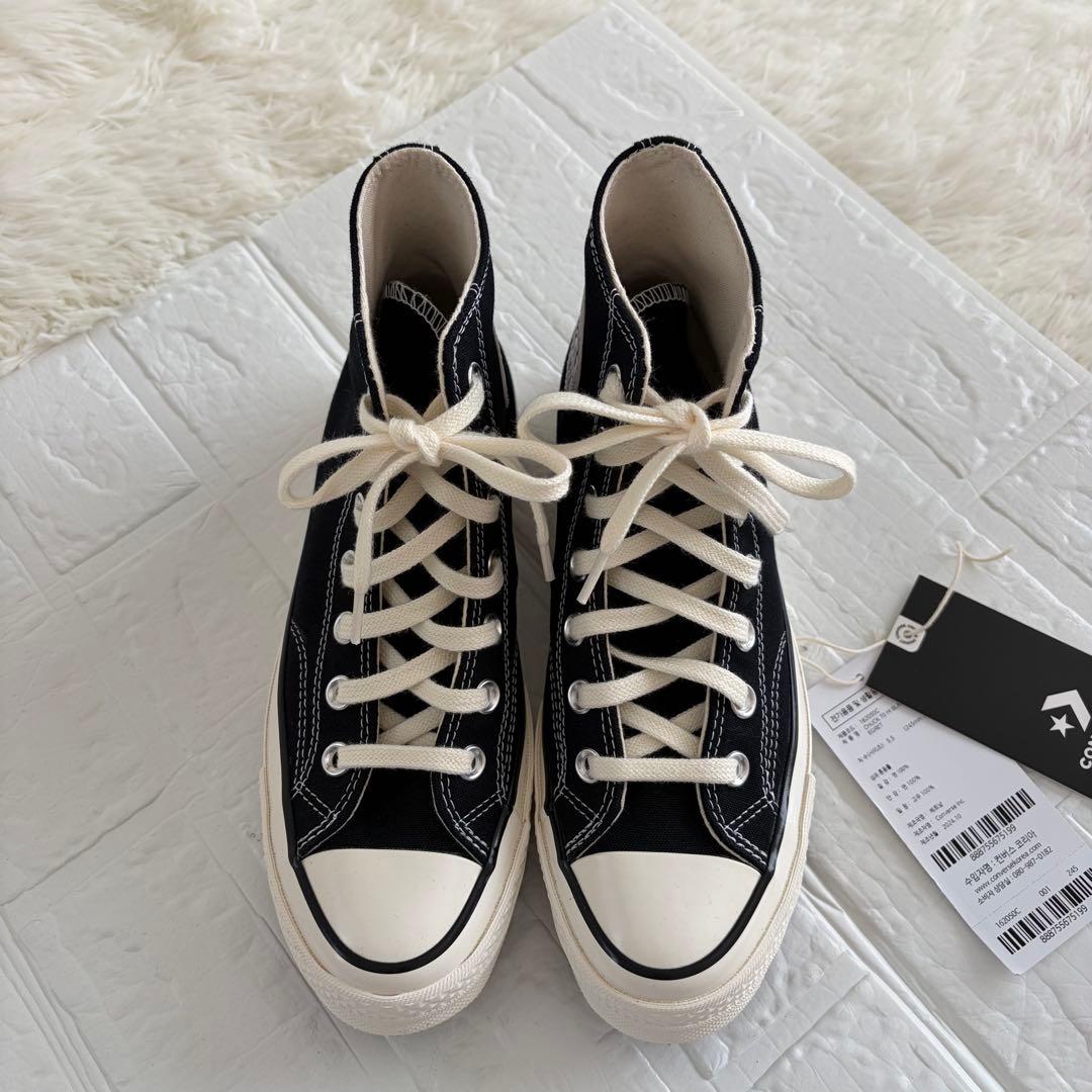 ⭐︎韓国限定⭐︎CONVERSE CT70 BLACK HICUT 24.5cm