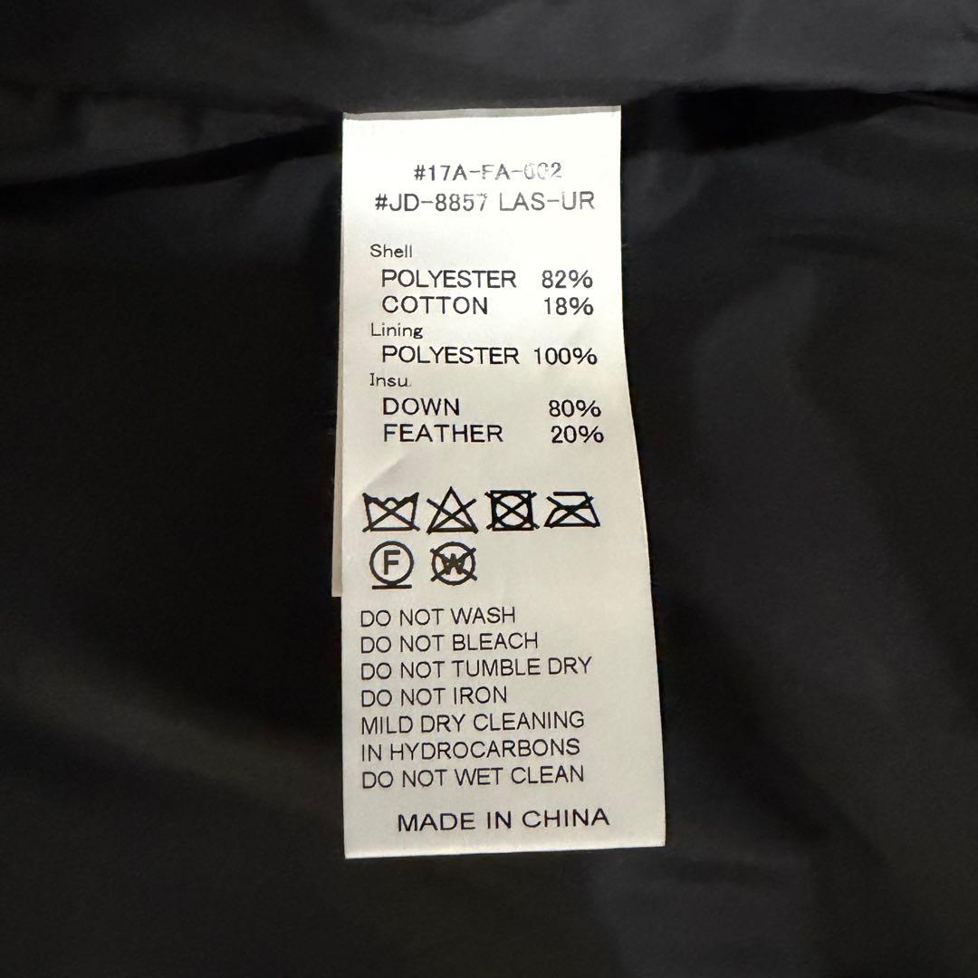 ☆ほぼ未使用品☆DANTON ダントン　ダウンベスト　濃紺ダークネイビー L相当