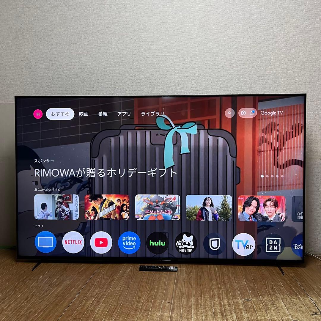 美品 SONY 85インチ 4K 液晶テレビ BRAVIA XRJ-85X90K