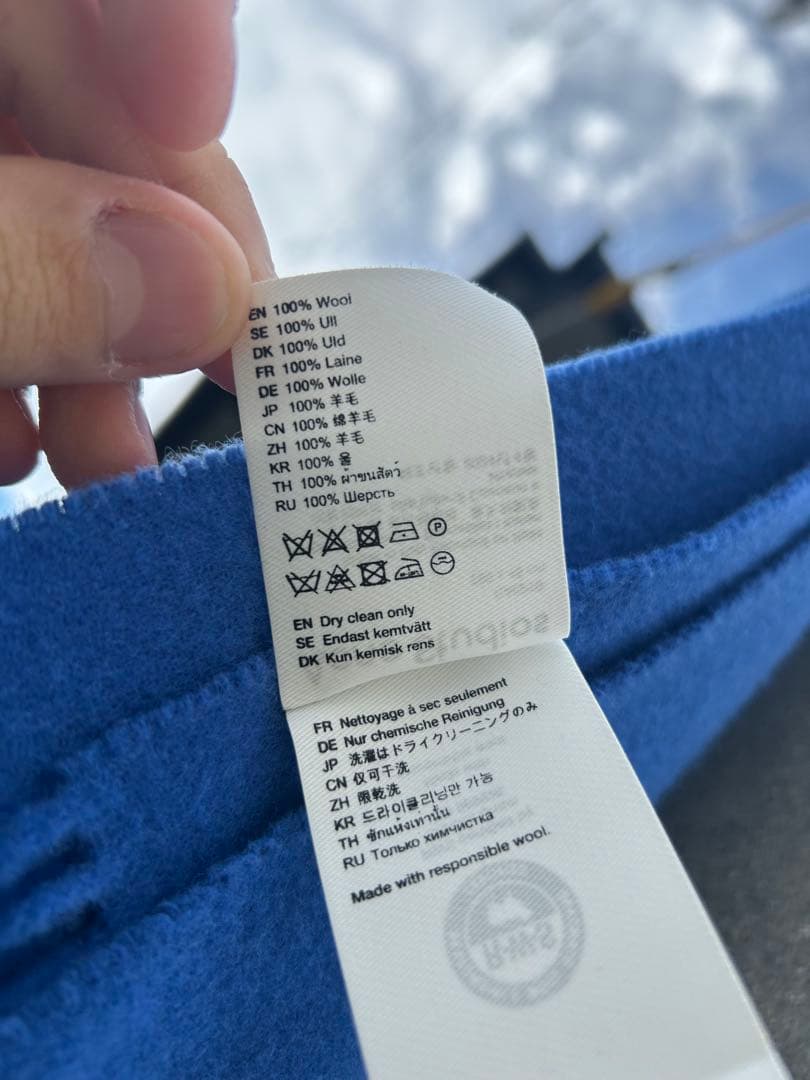 Acne Studios ブルー マフラー 45×180cm