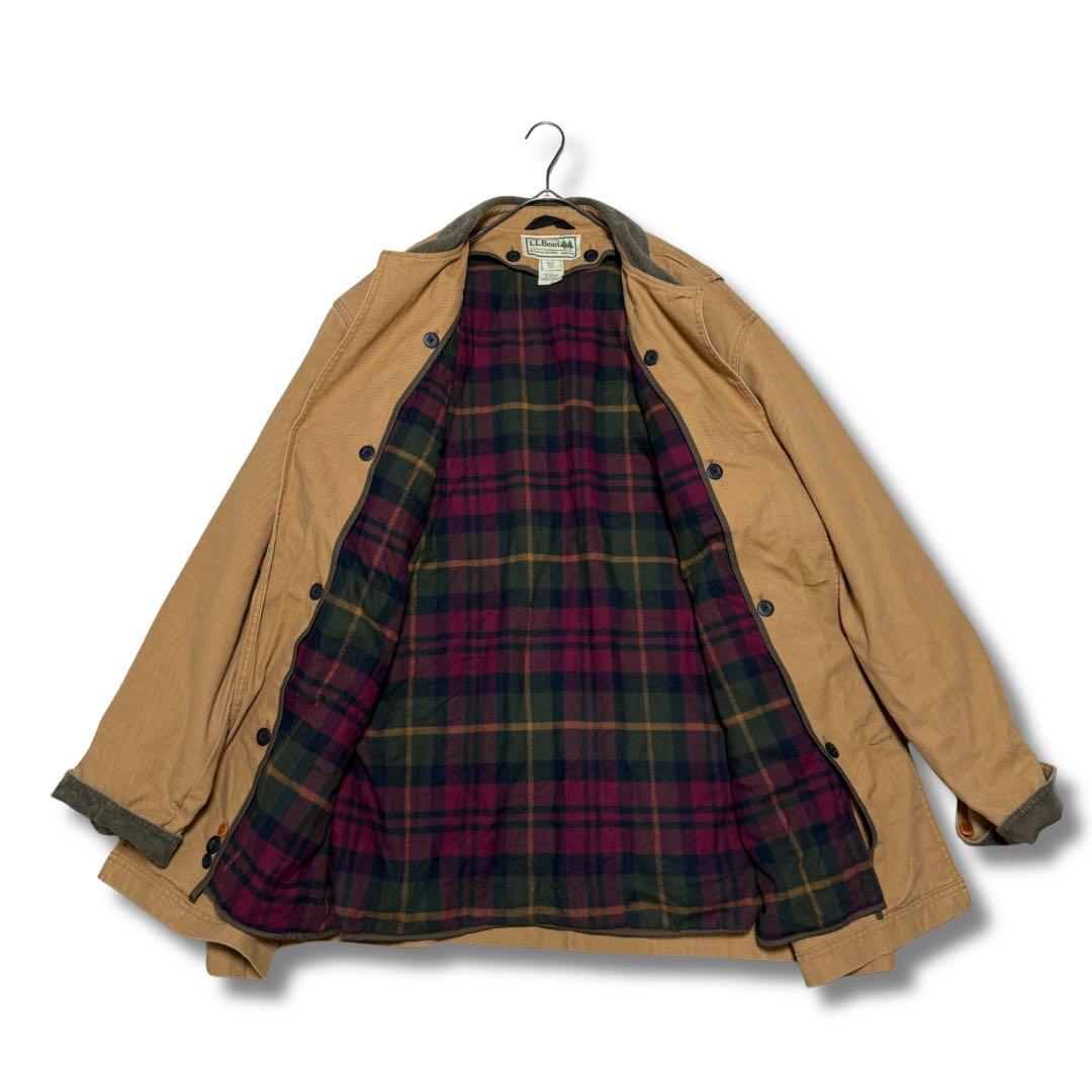 00s L.L.Bean ハンティングジャケット 襟コーデュロイ XXL