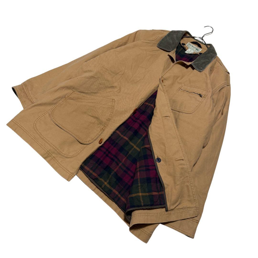 00s L.L.Bean ハンティングジャケット 襟コーデュロイ XXL