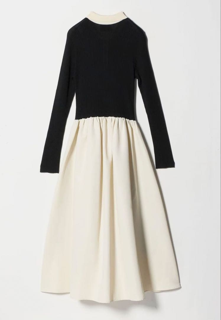 ユナイテッドアローズ　フィット ＆ フレア ポロワンピース