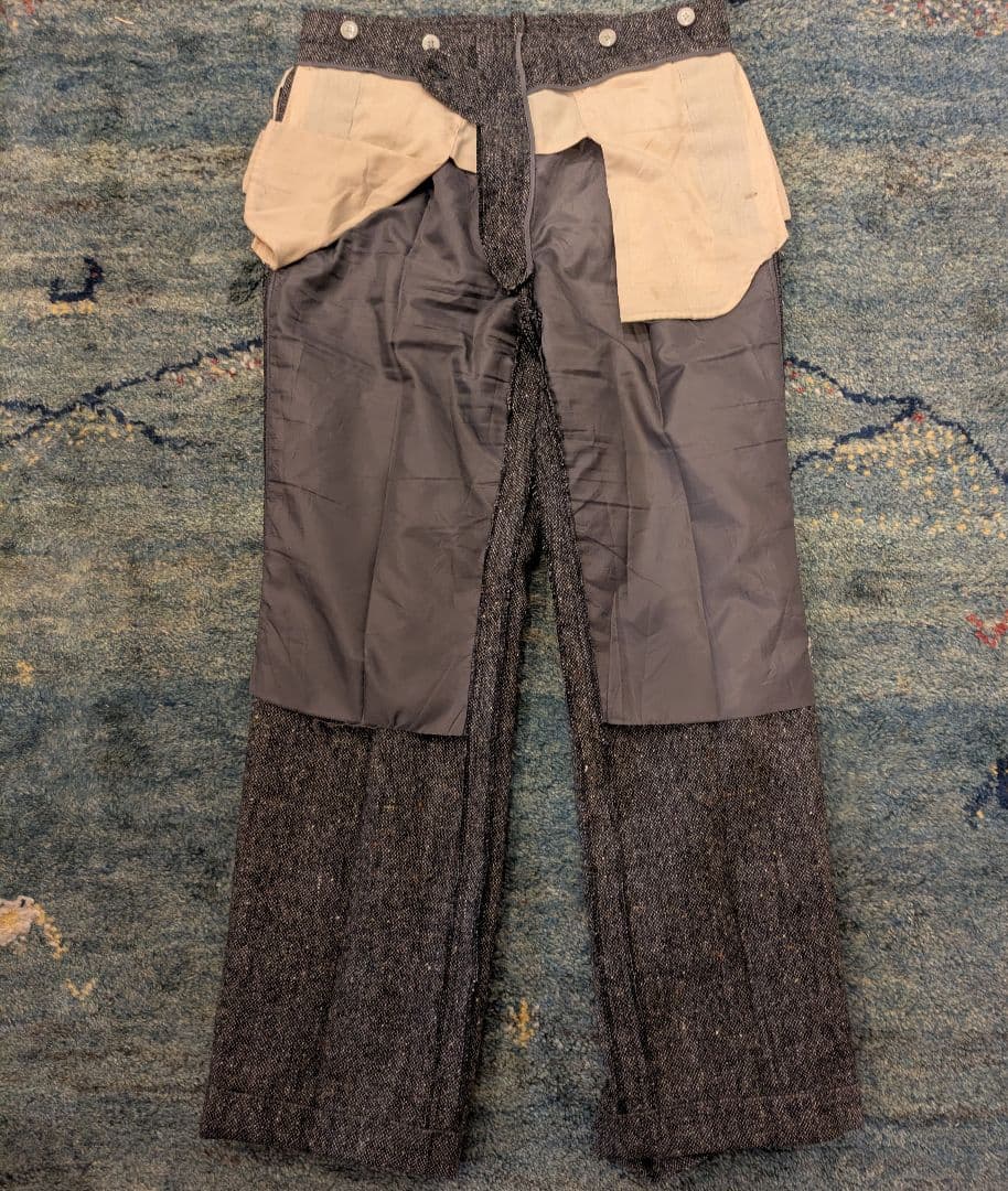 ポロラルフローレン　ウールパンツ　ツイード　日本製 スラックス ウール100