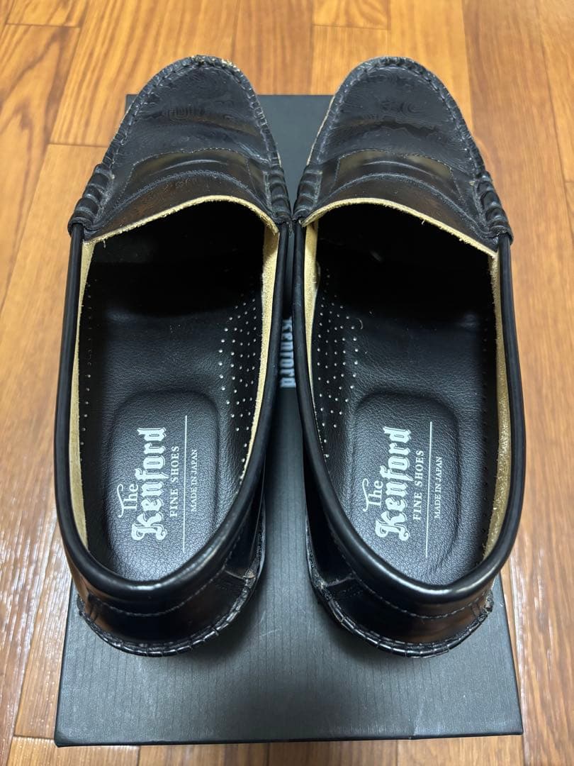 KENFORD ケンフォード ローファー つま先ペイズリー柄 革靴 26.5cm