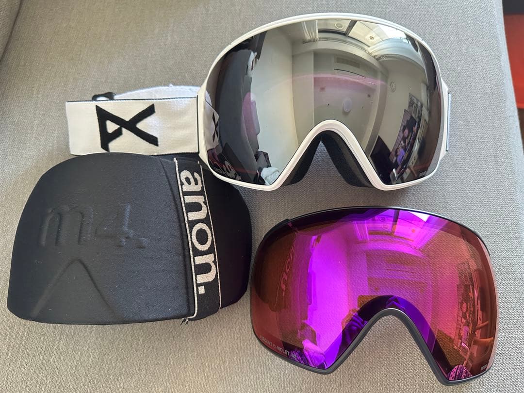 24-25 ANON M4 ローブリッジフィット ゴーグル+ ボーナスレンズ