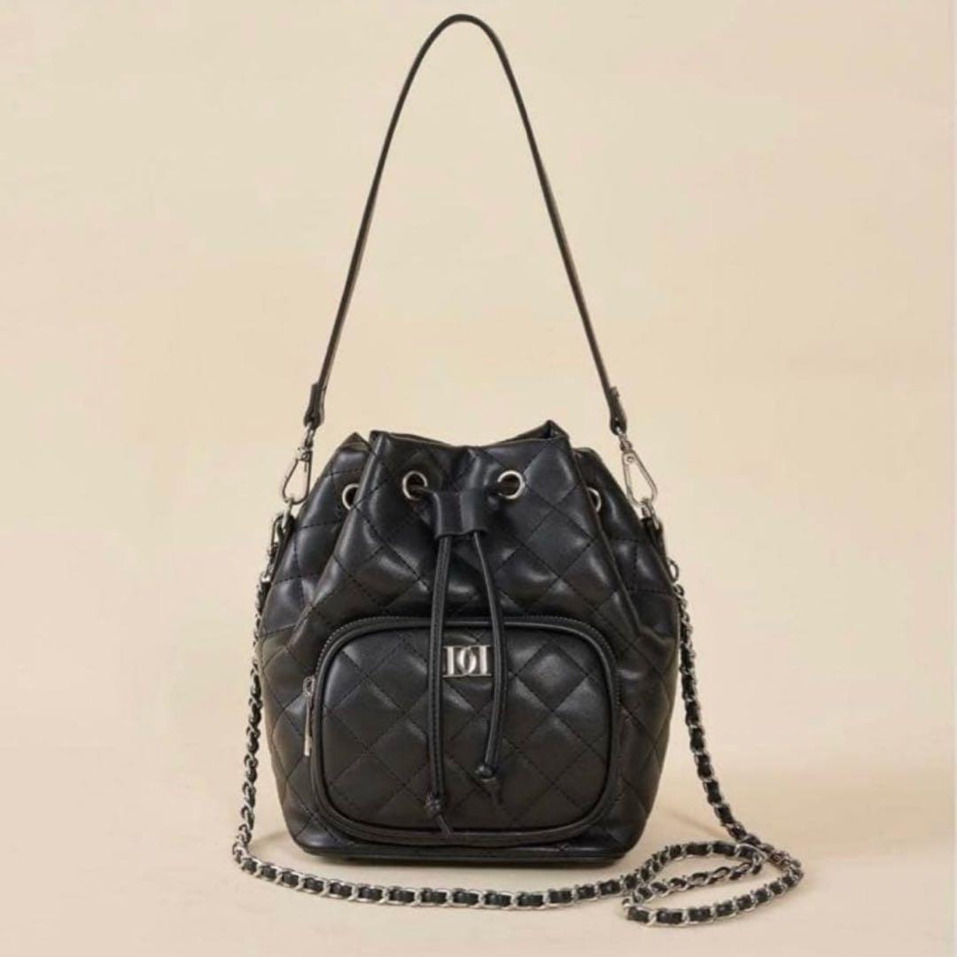 darich ノベルティ DDキルティング ショルダー ハンドルバッグ