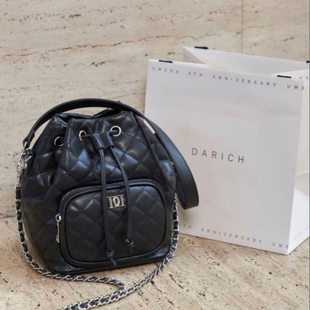 darich ノベルティ DDキルティング ショルダー ハンドルバッグ