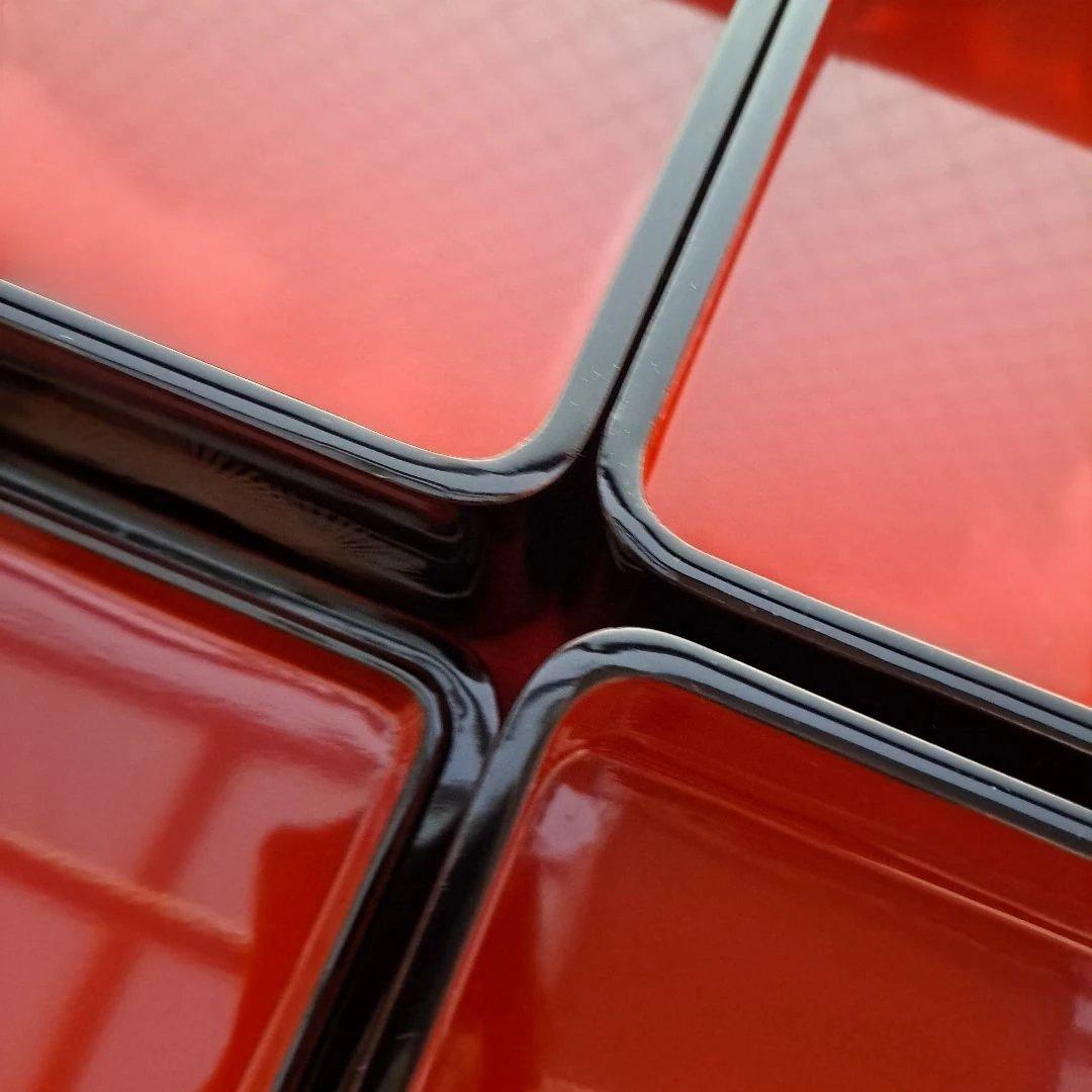 【大丸謹製　6寸\"3段重箱】天然木製 寿松葉蒔絵　未使用/長期保管品