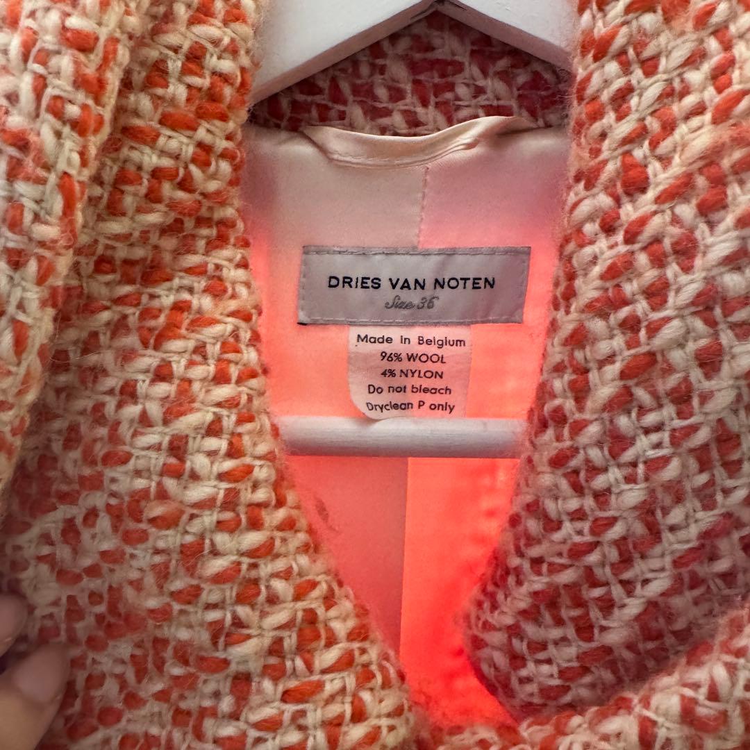 DRIES VAN NOTEN ドリス　コート　マフラー付き